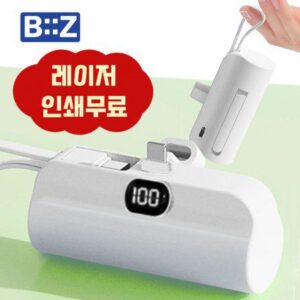 보조배터리 제작 - 비즈 LED표시창 2in1 도킹 보조배터리 PL15 대표이미지