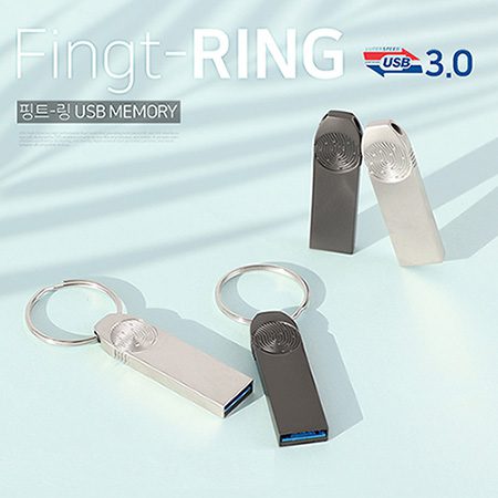 USB 판촉물제작 TUI핑트-링 3.0 USB 32G 실버 블랙