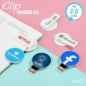 USB판촉물 ALIO 아이클립 2.0 USB메모리 8G 대표이미지