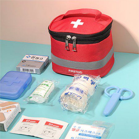 레드박스 구급파우치 세트 병원 판촉물제작 대표이미지