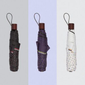 우산 판촉물 제작 - 아쿠아시티 3단 초경량 땡땡이 암막 우양산(자외선차단) 대표이미지