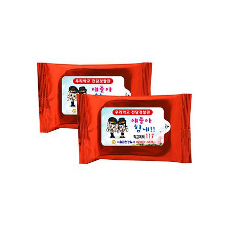 메탈레드 홍보용물티슈 제작 (10매)