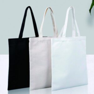 OKo 에코백제작 무지가방 삼형제 블랙 화이트 내츄럴컬러 대표이미지
