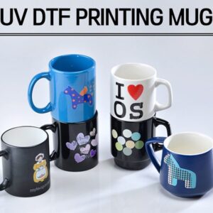 드망즈 UV DTF필름 인쇄 머그컵 판촉물제작 올블랙 대표이미지