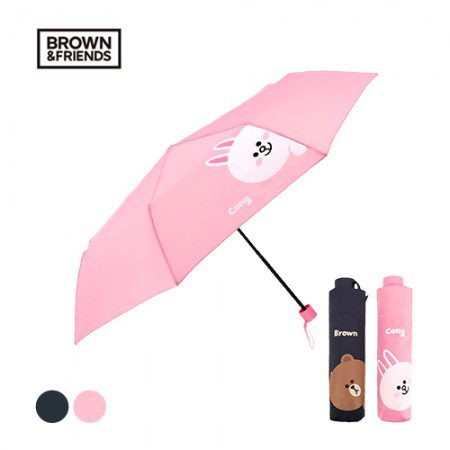 라인프렌즈 3단 수동우산 빼꼼 판촉물제작 대표이미지