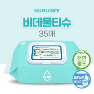 물티슈제작 천연펄프 비데물티슈 35매 캡형 대표이미지