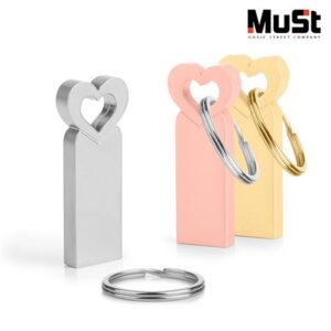 뮤스트 하트 USB제작 2.0 메모리 8GB 홍보물품 대표이미지