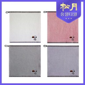 수건제작 송월 스누피 블럭블랙34 고리 핸드타올 대표이미지