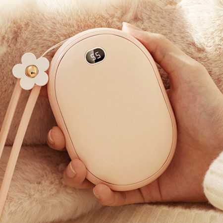 아이리스 데이지 급속 발열 손난로 보조배터리 판촉물제작 10000mAh 대표이미지