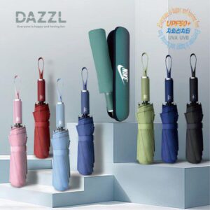 우산제작 다즐 3단 대형 원터치 자동우양산 10K우산 하드파우치 제공 풀칼라 인쇄 판촉물 대표이미지