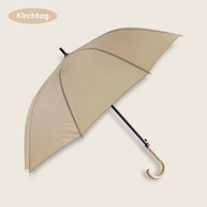 우산제작 키르히탁 65 10k 소프트파스텔 나무곡자우산판촉물 베이지 대표이미지