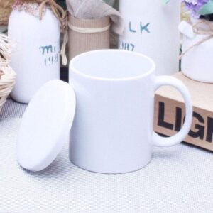 직선백자 도자기 뚜껑 머그컵 판촉물제작 대표이미지