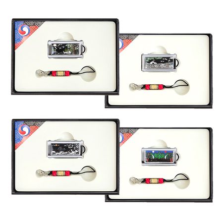 채색송학 채색십장생 일월오봉도 백호자개 USB판촉물 대표이미지