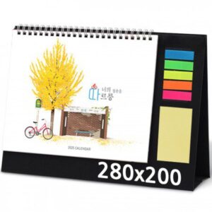 탁상달력 점착메모지 너의청춘을따르릉 캘린더 카렌다 제작 280x200mm 대표이미지