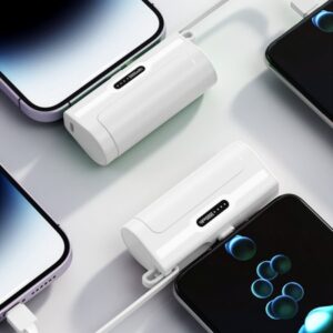 2in1 듀얼 충전 일체형 미니 보조배터리제작 77 x 36 x 26 mm 대표이미지