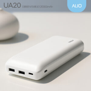 ALIO UA20 20000mAh 보조배터리 각인 제작 듀얼충전 대표이미지