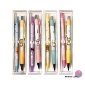 각인 볼펜 카카오프렌즈 샤프+리틀프렌즈 노크볼펜 2P 세트 대표이미지