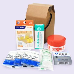 구급상자 알콜코튼볼 대일밴드 구급함 9종세트 판촉물제작 대표이미지
