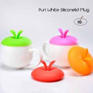돌답례품 머그컵제작 퓨리화이트 실리콘뚜껑 머그잔 대표이미지