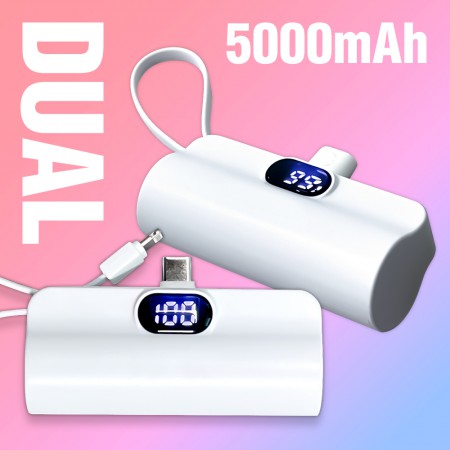디스플레이 도킹형 듀얼 보조배터리제작 5000mAh 대표이미지