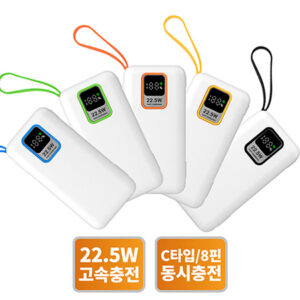라비아 RP-10000 고속충전 동시충전 대용량 디스플레이 듀얼 보조배터리 각인 제작 10000mAh 대표이미지