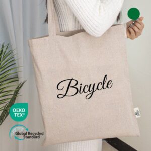 리유저블백 제작 오코텍스 리사이클 베이지컬러 라이트 에코백판촉물 38x42cm 대표이미지