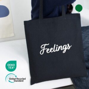 리유저블백 제작 오코텍스 리사이클 블랙컬러 라이트 에코백판촉물 38x42cm 대표이미지