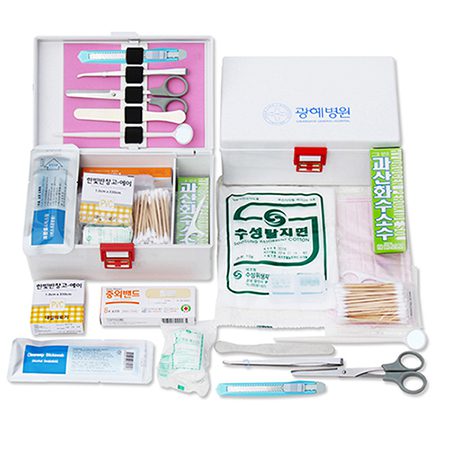 병원판촉물 하모니 로얄 홈닥터세트 4호 구급함 제작 대표이미지