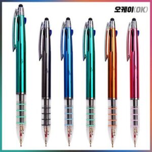 볼펜 각인 오케이 4링UV 3색터치펜 제작 대표이미지