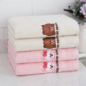 수건기념품 국내산 무한타올 라인 B&F 세면타월 제작 130g 대표이미지