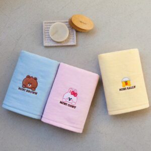 수건답례품 국내산 무한타올 라인 거즈 세면타월 제작 110g 대표이미지