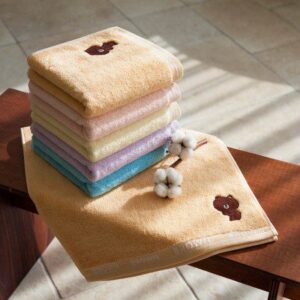 수건답례품 국내산 무한타올 라인코마 40수 세면수건 제작 170g 대표이미지