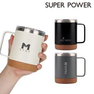 슈퍼파워 인피니티 머그컵 진공 텀블러 각인 400ml 기념품제작 대표이미지