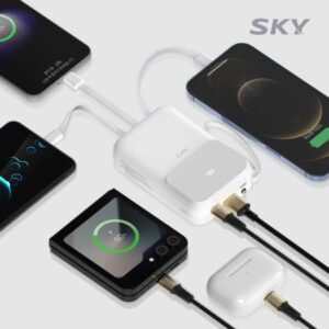 스카이 필 U10PD 빌트인 케이블 LED 고속 충전 보조배터리 기념품 제작 10,000mAh 대표이미지