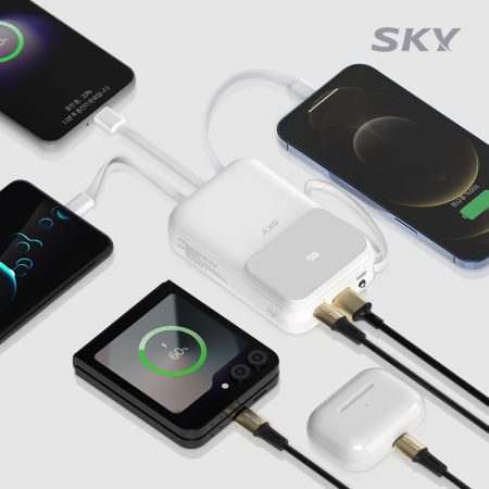 스카이 필 U10PD 빌트인 케이블 LED 고속 충전 보조배터리 기념품 제작 10,000mAh 대표이미지