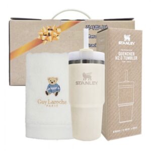 안심생활건강세트 71호 스탠리 텀블러제작 퀜처 H2.0 414ml+베어타올150g 대표이미지