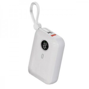 액센 B410 잔량표시 일체형 유선 고속충전 보조배터리제작 10000mAh 대표이미지