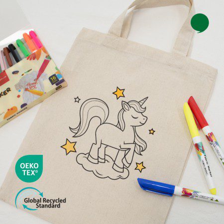 에코백 주문제작 오코텍스리사이클 스쿨미니백 26x33cm 대표이미지