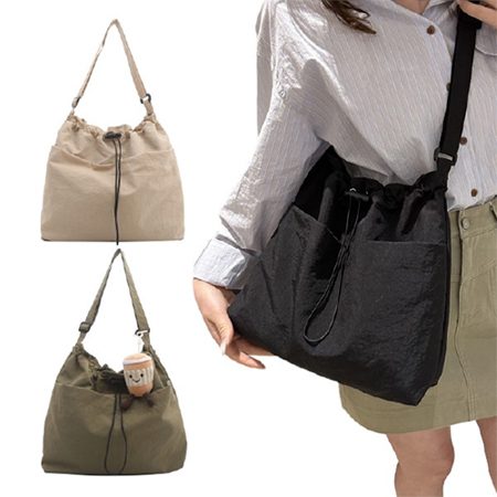 에코백제작 스트링 캐주얼 숄더백