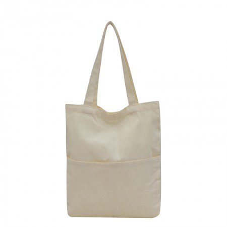 에코백제작 포켓 무지 캔버스백 대표이미지