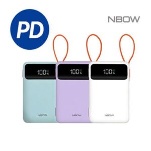 엔보우 PD 20000mAh 케이블일체형 보조배터리 P20 기념품제작 대표이미지