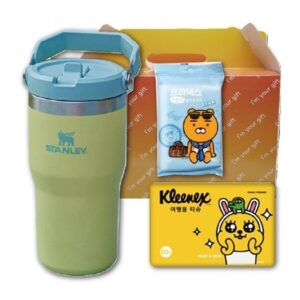 여행필수3종세트E 스탠리 플립 텀블러591ml+크리넥스카카오티슈50매+카카오물티슈10매 판촉물제작 대표이미지