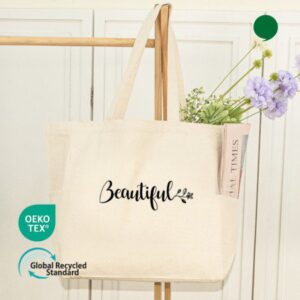 오코텍스 리사이클 사이드포켓 에코백주문제작 대표이미지