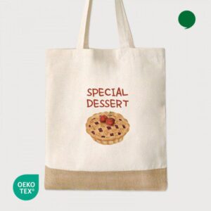 오코텍스인증 내츄럴쥬트투톤 에코백제작 대표이미지