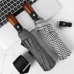 우산판촉물 럭셔리 모던체크 3단 완전 자동우산 2종 8k 대표이미지