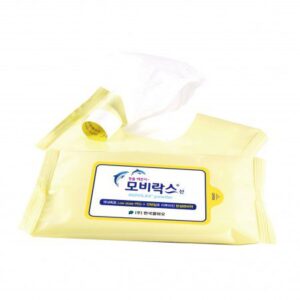 홍보용 아이보리 10매 물티슈제작 대표이미지
