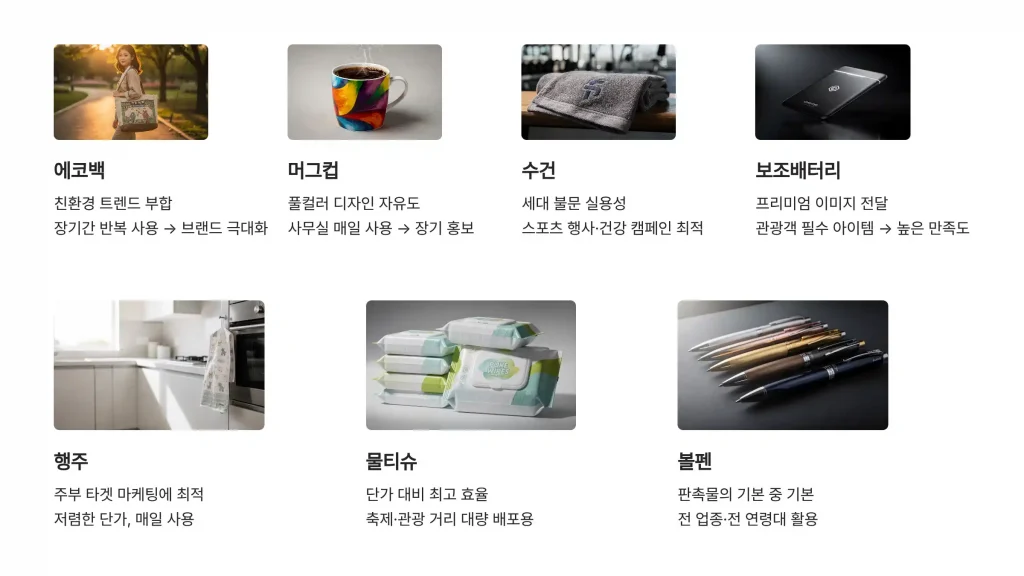 구미 판촉물 제작 업체 - 대한민국 전자산업 수도의 브랜딩 파트너 1 구미 판촉물 제작 추천9