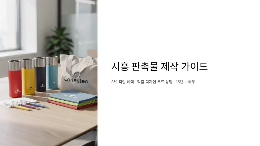 시흥 판촉물 제작 가이드