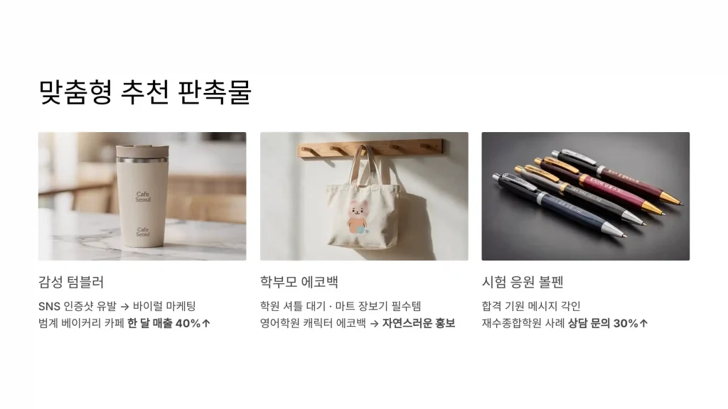 안양 판촉물 제작 시즌판촉물