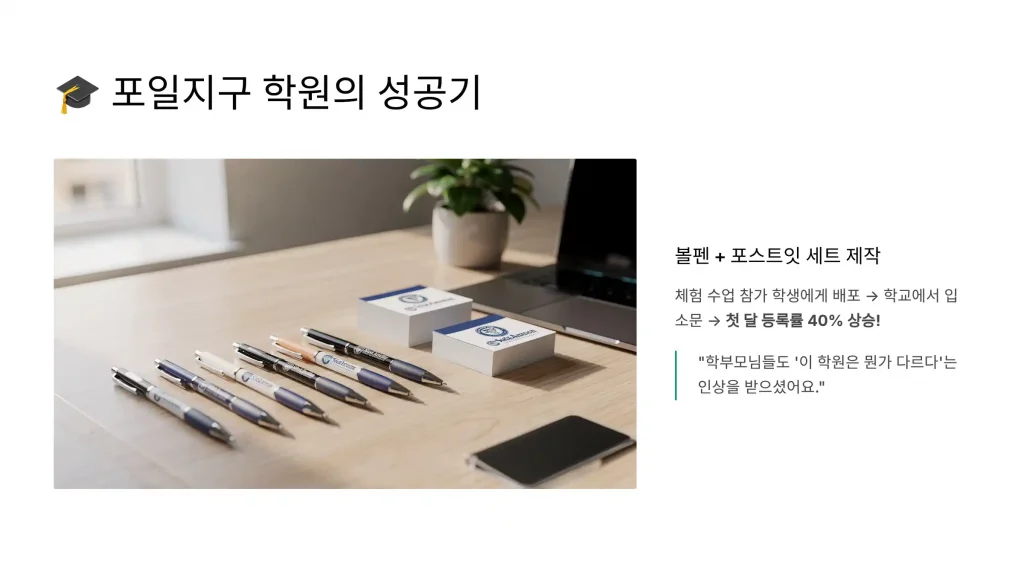 의왕 판촉물 제작 성공사례